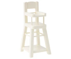 Maileg Wooden High Chair For 'Micro' Animals - White