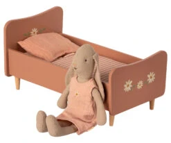Mini Wooden Bed - Rose 5 Mini Wooden Bed - Rose -Maileg 11 1005 02 01