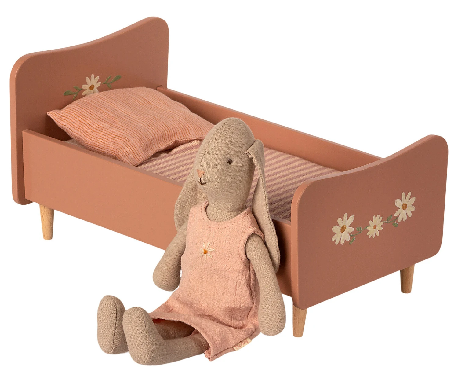 Mini Wooden Bed - Rose 4 Mini Wooden Bed - Rose - Image 2