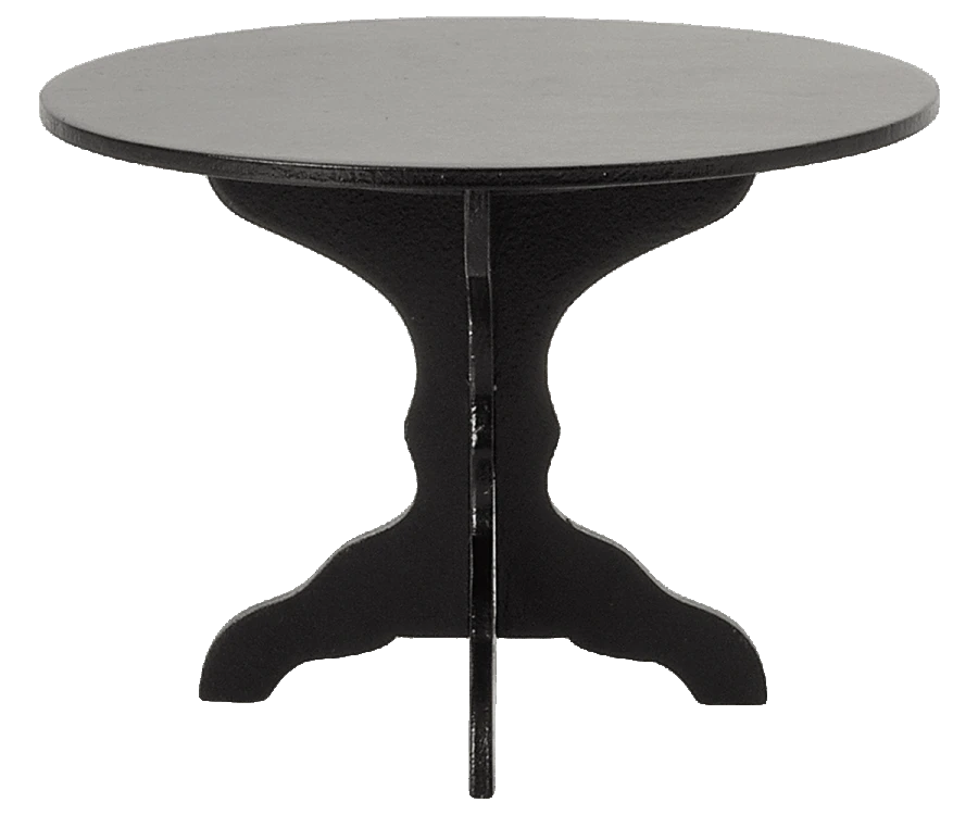 Maileg Miniature Coffee Table | Black * 3 Maileg Miniature Coffee Table | Black *