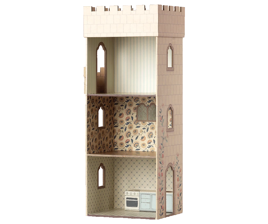 Maileg Mouse Castle With Kitchen | Blush 4 Maileg Mouse Castle With Kitchen | Blush - Image 2