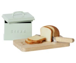Maileg Miniature Bread Box With Cutting Board And Knife
