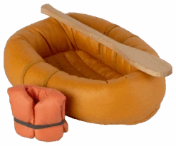 Maileg Miniature Rubber Boat | Dusty Yellow -Maileg 11 1405 00