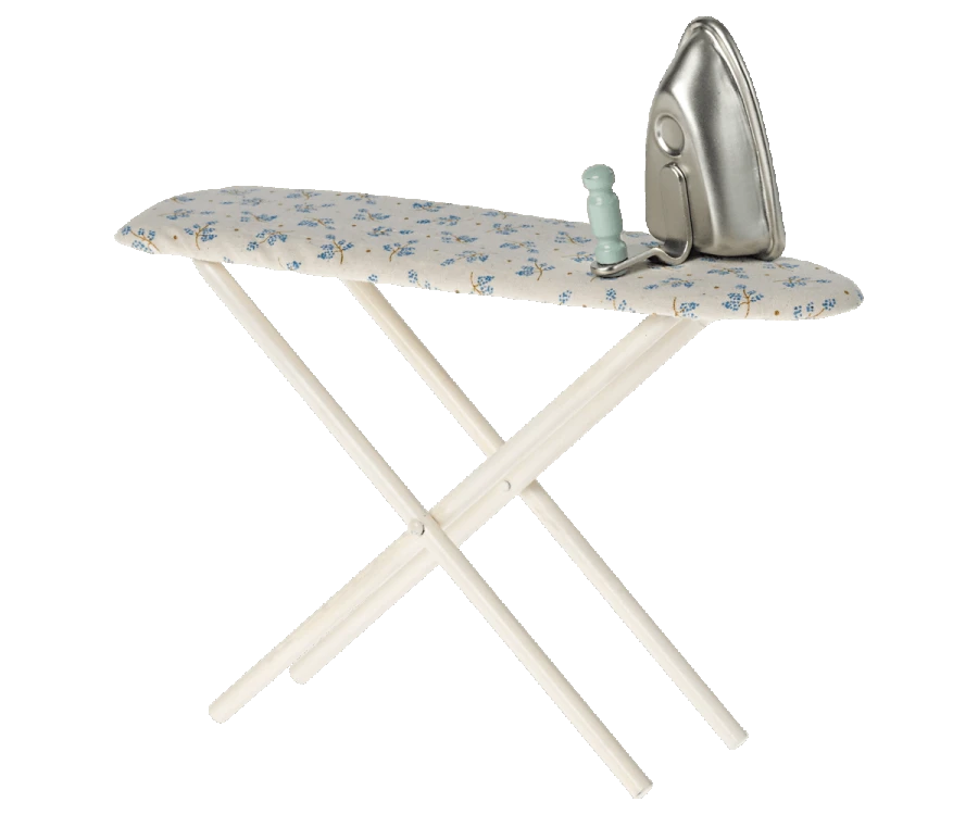 Maileg Iron And Ironing Board | Blue 3 Maileg Iron And Ironing Board | Blue