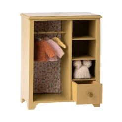 Maileg Large Wardrobe - Yellow 7 Maileg Large Wardrobe - Yellow -Maileg 11 3001 00 01