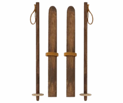 Maileg Ski And Ski Poles For Mum & Dad Mouse