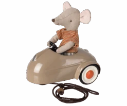 Maileg Brown Mouse Car