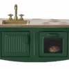 Maileg Kitchen For Mouse In Dark Green
