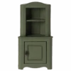 Maileg ETA JUNE SS24 Corner Cabinet, Mouse - Dark Green -Maileg 11 4002 01