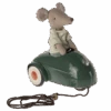 Maileg - Mouse Car - Dark Green -Maileg 11 4103 02