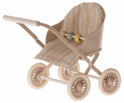 Maileg - Stroller, Baby - Rose