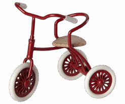 Maileg - Abri à Tricycle, Mouse - Red