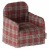 Maileg Mouse Chair In Red Checker -Maileg 11 4413 03 800x