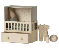 Maileg Baby Room With Micro Rabbit