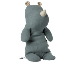 Maileg Medium Rhino - Dusty Blue