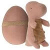 Maileg Gantosaurus In Egg Old Rose Size Small