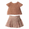 Maileg ETA MAY SS24 Knitted Shirt And Skirt, Size 3 -Maileg 16 4300 01