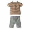 Maileg ETA MAY SS24 Knitted Shirt And Pants, Size 3 -Maileg 16 4320 01