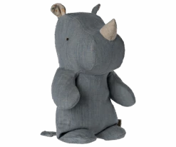 Maileg Safari Friends Small Rhino In Blue/Sand