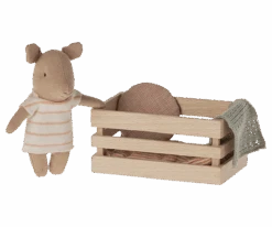 Maileg - Pig, Baby In Box - Girl