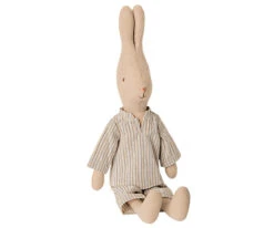 Maileg Rabbit In Striped Pajamas, Size 2