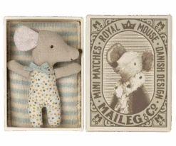 Sleepy Wakey, Baby Mouse - Blue