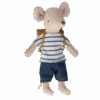 Maileg - Tricycle Mouse, Big Brother With Bag