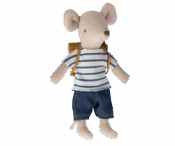 Maileg - Tricycle Mouse, Big Brother With Bag