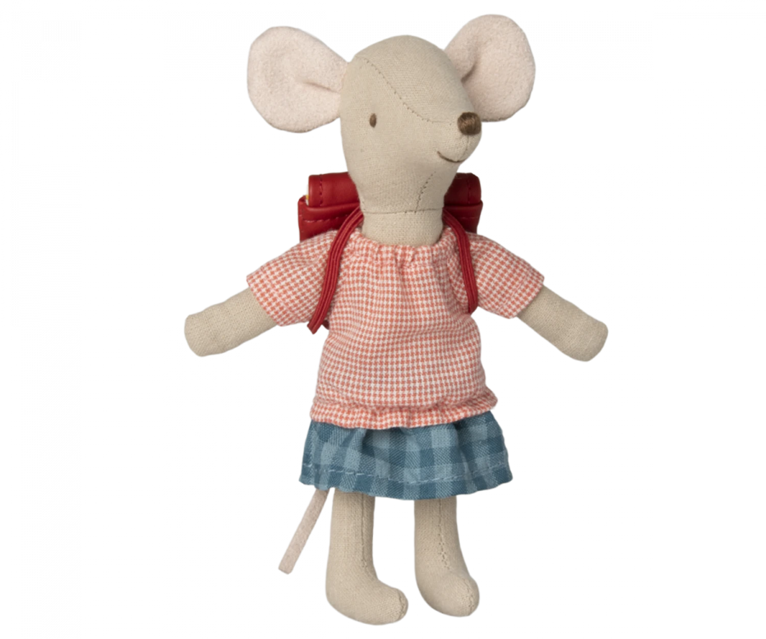 Maileg Tricycle Mouse - Big Sister With Red Bag 4 Maileg Tricycle Mouse - Big Sister With Red Bag - Image 2