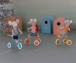 Maileg Tricycle Mouse - Big Sister With Red Bag