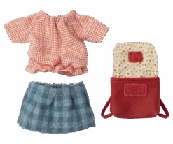 Maileg Clothes And Red Backpack For Big Sister Mouse