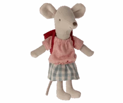 Maileg Big Sister Tricycle Mouse In Red