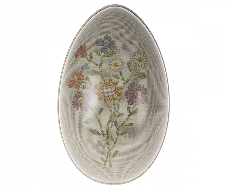 Maileg Easter Egg, Small - Flower 3 Maileg Easter Egg, Small - Flower