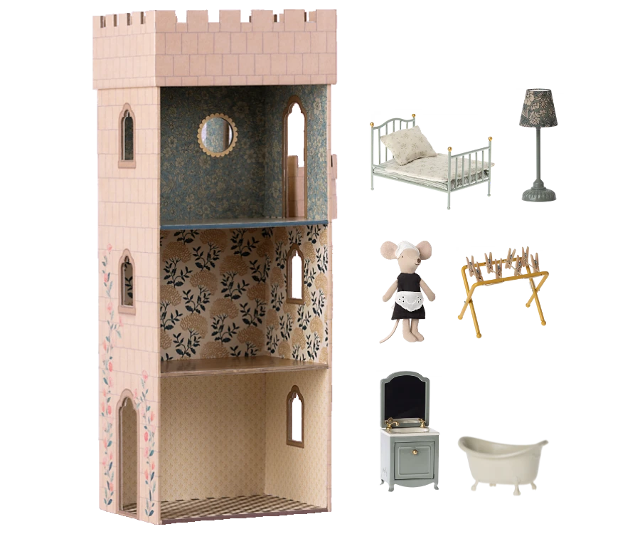 Maileg Castle With Mirror - Bundle 3 Maileg Castle With Mirror - Bundle