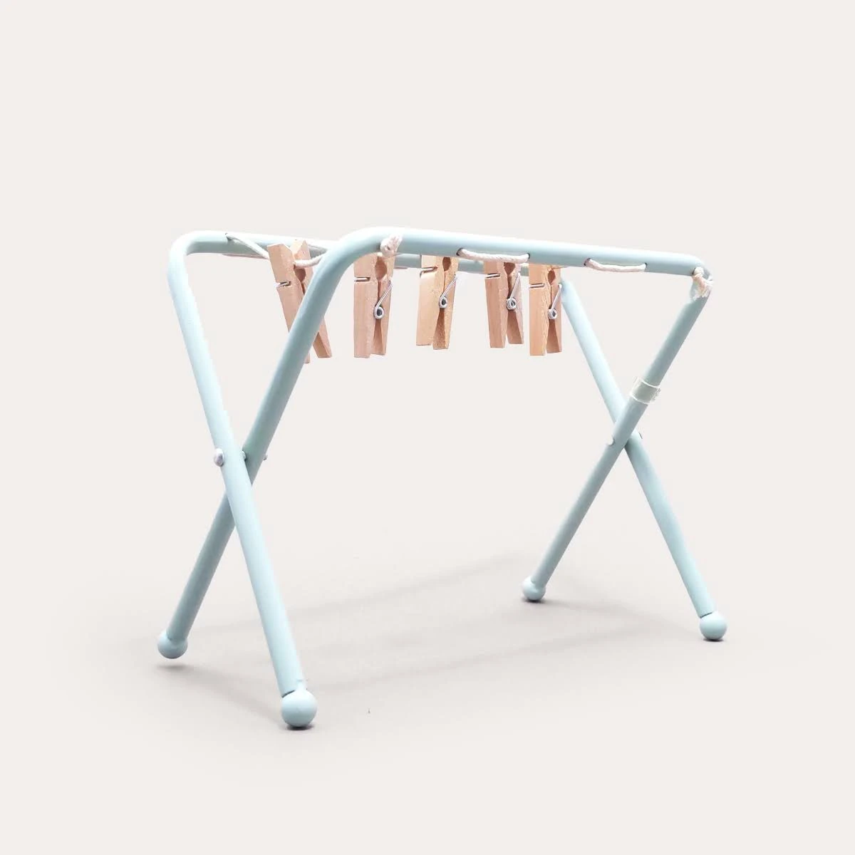 Maileg Drying Rack With Pegs 3 Maileg Drying Rack With Pegs