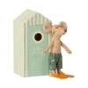 Maileg Big Brother Beach Mouse In Cabin De Plage (Beach House) -Maileg Maileg Big Brother Beach Mouse in Cabin de Plage Beach House Dolls Playsets Toy Figures