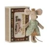 Maileg Little Sister Mouse In Matchbox - Princess -Maileg Maileg Little Sister Mouse in Matchbox Princess Dolls Playsets Toy Figures