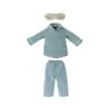 Maileg Medium Mouse Clothes - Pyjamas -Maileg Maileg Medium Mouse Clothes Pyjamas Dolls Playsets Toy Figures