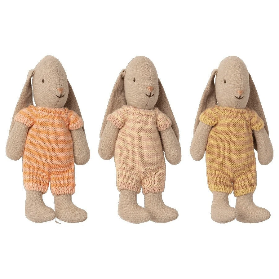 Maileg Micro Bunny - Pink/Cream 4 Maileg Micro Bunny - Pink/Cream - Image 2