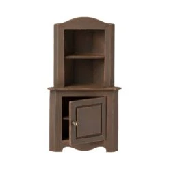 Maileg Miniature Corner Cabinet - Brown