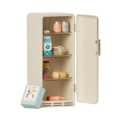 Maileg Miniature Fridge - Mint -Maileg Maileg Miniature Fridge Mint Dollhouse Accessories 3