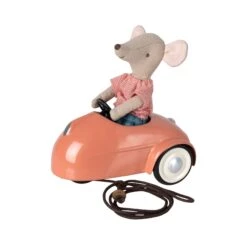 Maileg Mouse Car - Coral -Maileg Maileg Mouse Car Coral 2
