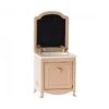 Maileg Mouse Sink Dresser With Mirror - Dark Powder -Maileg Maileg Mouse Sink Dresser with Mirror Dark Powder Dollhouse Accessories