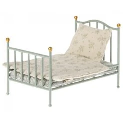 Maileg Mouse Vintage Bed - Mint