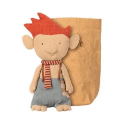 Maileg Troll With Red Scarf