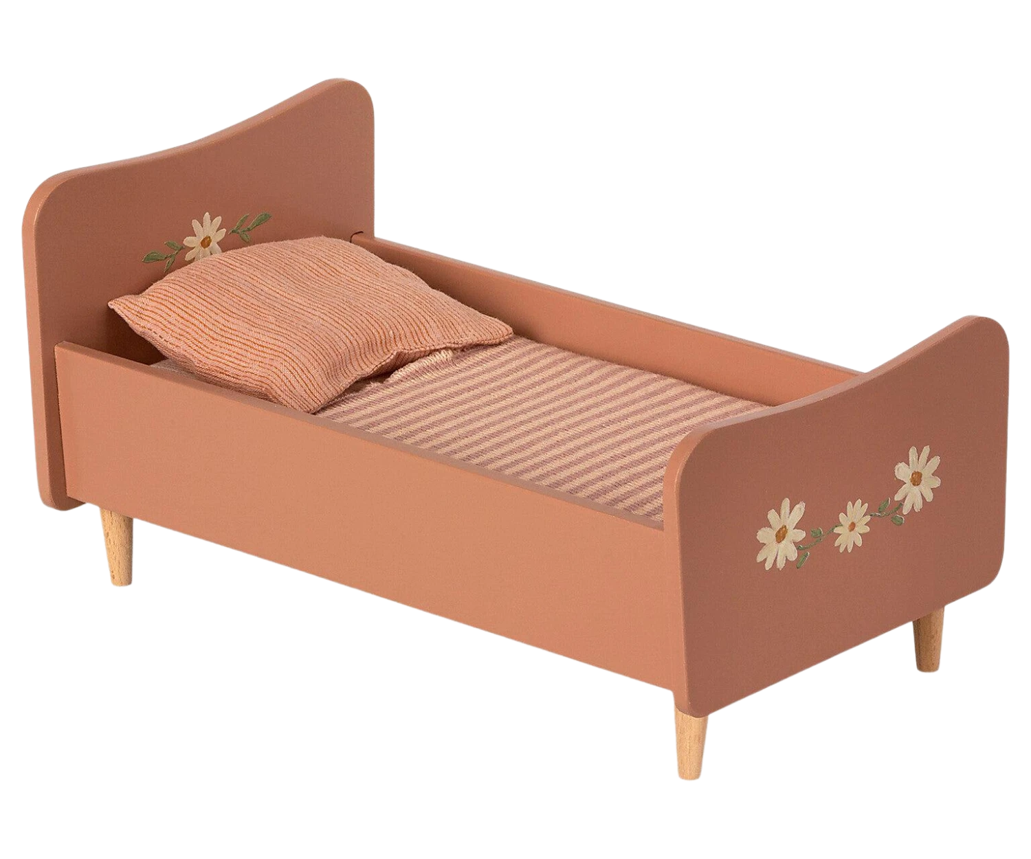 Mini Wooden Bed - Rose 3 Mini Wooden Bed - Rose