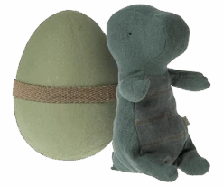 Gantosaurus In Egg, Small - Dark Petrol