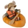 Maileg - Hiking Mouse In Rubber Boat -Maileg hiking mouse in rubber boat why and whale 1 31529155526897
