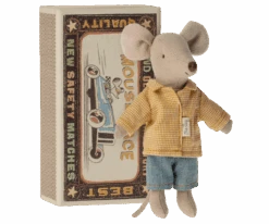 Maileg Big Brother Mouse In Matchbox