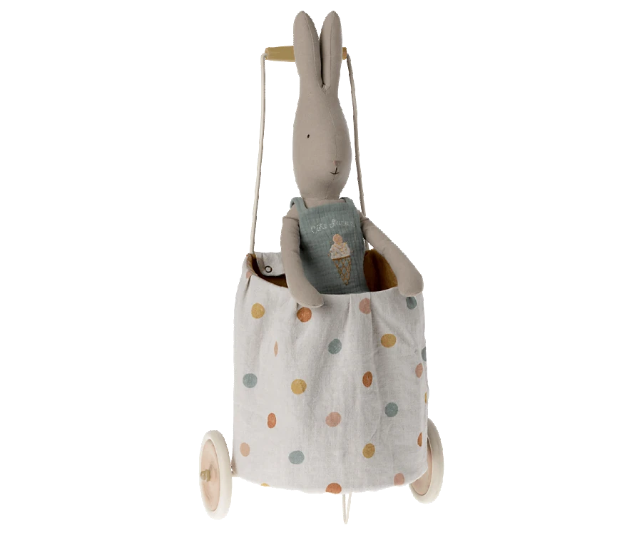 Trolley, Multi Dots - Yellow 4 Trolley, Multi Dots - Yellow - Image 2